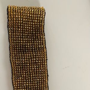 New with tag gold beaded elastic dress